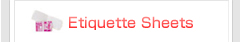 Etiquette Sheets