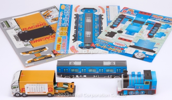 販促にも使えるペーパークラフト