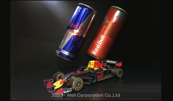 商品2本購入でペーパークラフトがもらえる