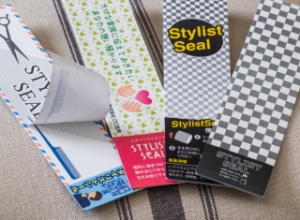 スタイリストシール ｜ スマートな毛取りノベルティ