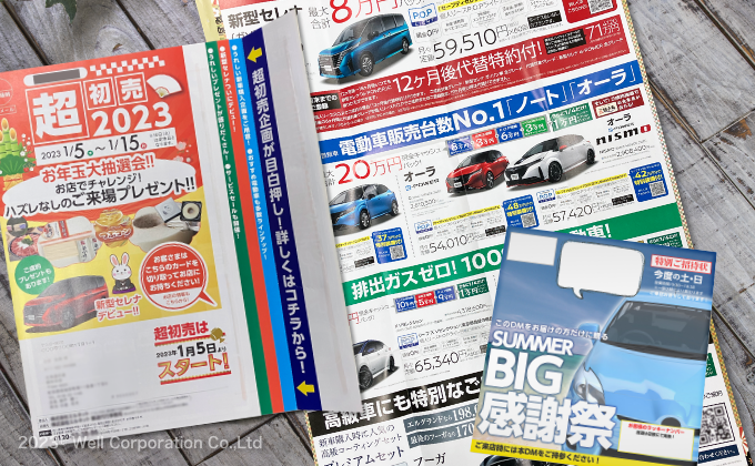 多くの情報を紹介できる封筒が不要なDM