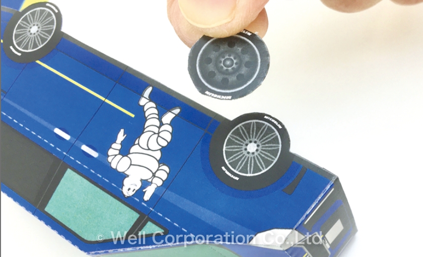 ミシュランタイヤもしっかりPR