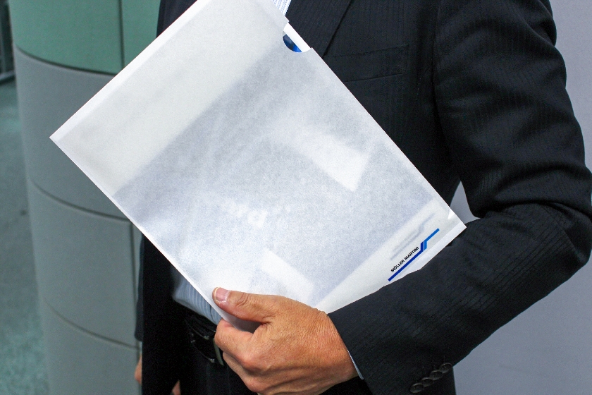 資料配布など営業活動で使用