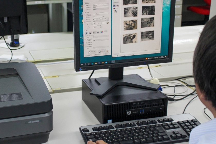 スキャニング変換風景