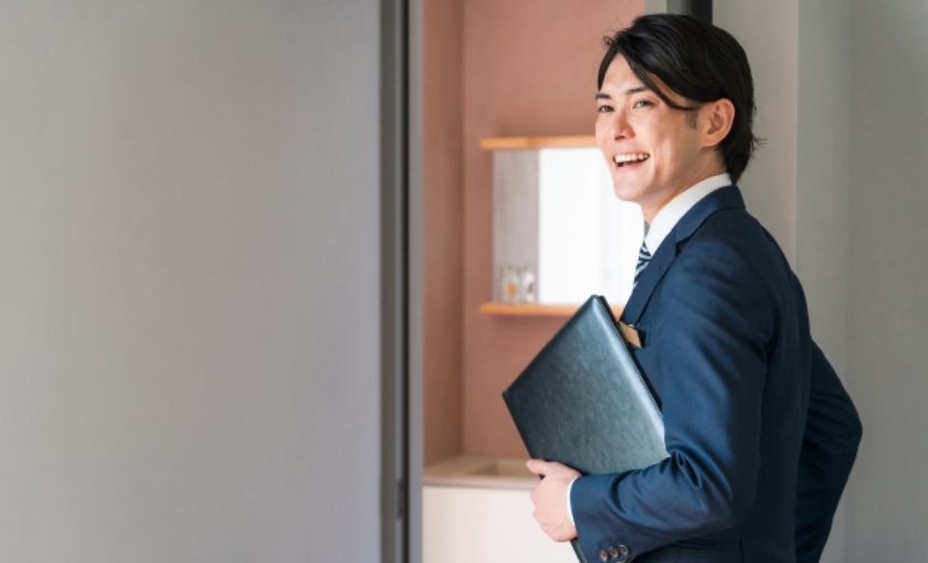 住宅展示場の担当者