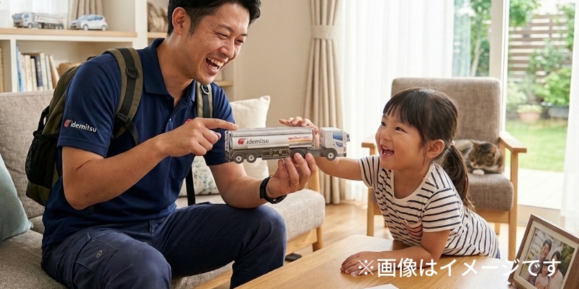 持ち帰った後もペーパークラフトを組み立てて楽しめるイメージ